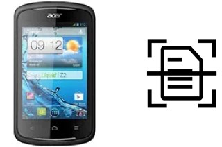 Escanear documento en un Acer Liquid Z2