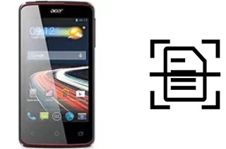 Escanear documento en un Acer Liquid Z4