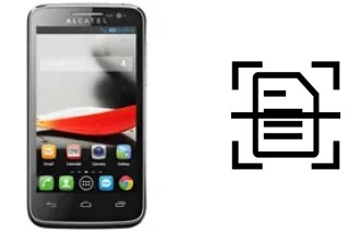 Escanear documento en un alcatel Evolve