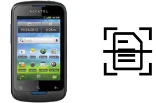 Escanear documento en un alcatel OT-988 Shockwave