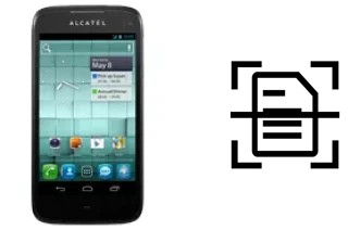 Escanear documento en un alcatel OT-997