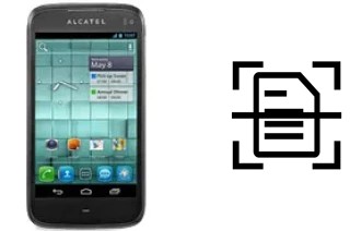 Escanear documento en un alcatel OT-997D