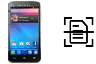 Escanear documento en un alcatel One Touch X'Pop