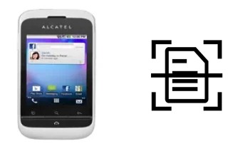 Escanear documento en un alcatel OT-903