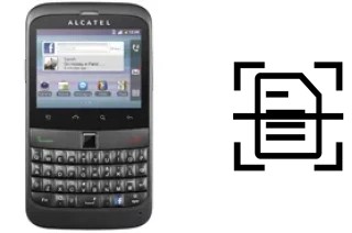 Escanear documento en un alcatel OT-916