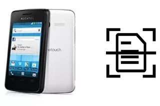 Escanear documento en un alcatel One Touch Pixi