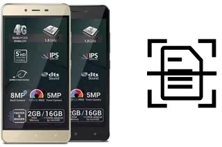 Escanear documento en un Allview P7 Pro