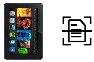 Escanear documento en un Amazon Kindle Fire HDX