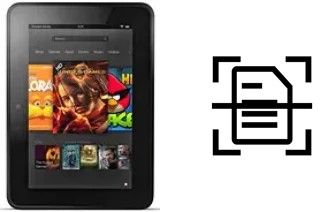 Escanear documento en un Amazon Kindle Fire HD