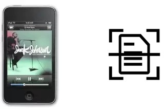 Escanear documento en un Apple iPod touch 2nd generation