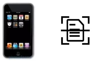 Escanear documento en un Apple iPod touch