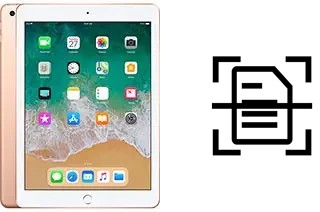 Escanear documento en un Apple iPad 9.7 (2018)