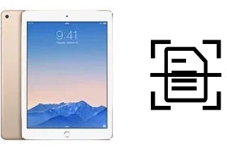 Escanear documento en un Apple iPad Air 2