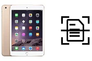 Escanear documento en un Apple iPad mini 3