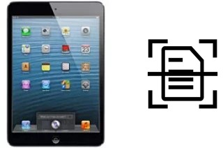 Escanear documento en un Apple iPad mini Wi-Fi + Cellular