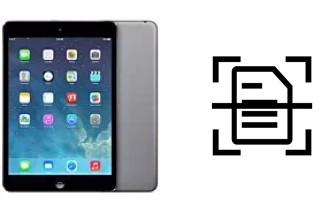 Escanear documento en un Apple iPad mini 2