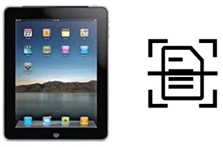 Escanear documento en un Apple iPad Wi-Fi + 3G