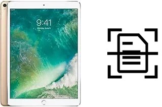 Escanear documento en un Apple iPad Pro 10.5 (2017)