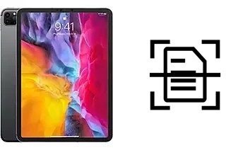 Escanear documento en un Apple iPad Pro 11 (2020)