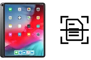 Escanear documento en un Apple iPad Pro 12.9 (2018)