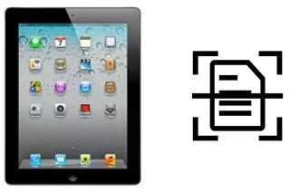 Escanear documento en un Apple iPad 2 Wi-Fi + 3G