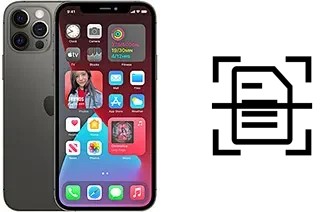 Escanear documento en un Apple iPhone 12 Pro
