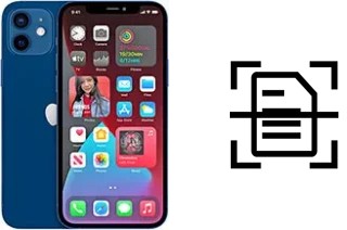 Escanear documento en un Apple iPhone 12