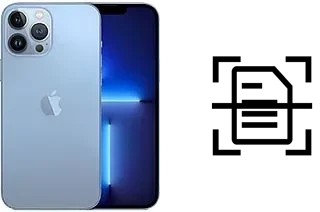 Escanear documento en un Apple iPhone 13 Pro Max