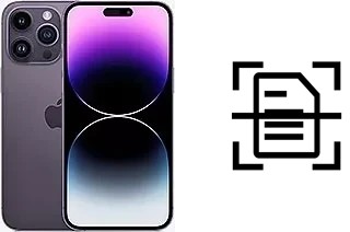 Escanear documento en un Apple iPhone 14 Pro Max