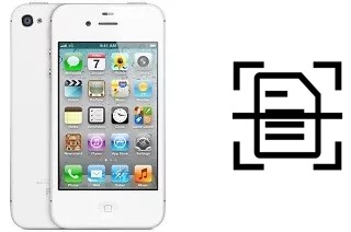 Escanear documento en un Apple iPhone 4s