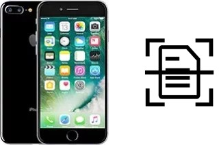 Escanear documento en un Apple iPhone 7 Plus
