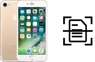 Escanear documento en un Apple iPhone 7