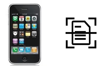 Escanear documento en un Apple iPhone 3G