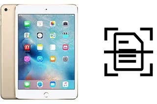 Escanear documento en un Apple iPad mini 4