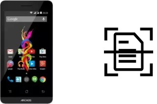 Escanear documento en un Archos 40d Titanium