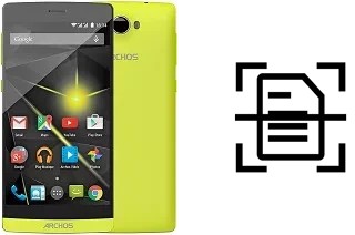 Escanear documento en un Archos 50 Diamond