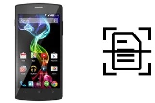 Escanear documento en un Archos 50b Platinum