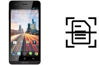 Escanear documento en un Archos 50 Helium 4G