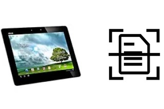 Escanear documento en un Asus Transformer Prime TF201