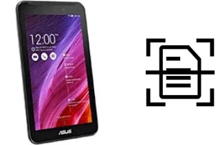 Escanear documento en un Asus Fonepad 7 (2014)