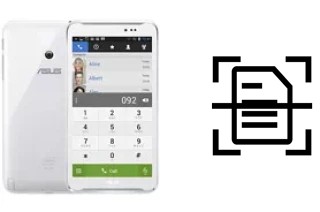 Escanear documento en un Asus Fonepad Note FHD6