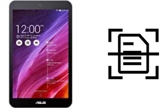 Escanear documento en un Asus Memo Pad 8 ME181C