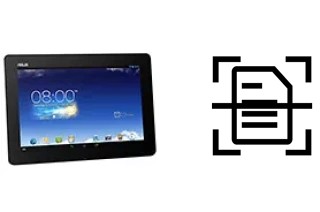 Escanear documento en un Asus Memo Pad FHD10