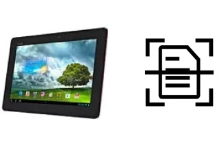 Escanear documento en un Asus Memo Pad Smart 10