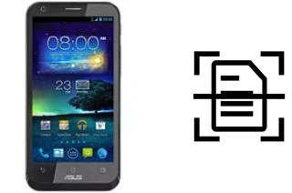 Escanear documento en un Asus PadFone 2