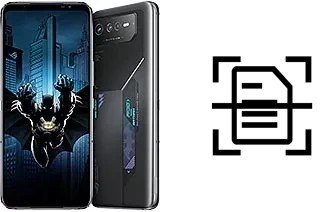 Escanear documento en un Asus ROG Phone 6 Batman Edition