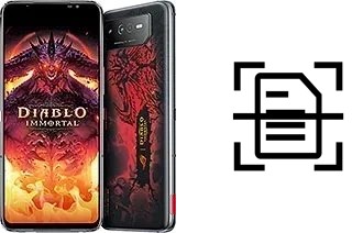 Escanear documento en un Asus ROG Phone 6 Diablo Immortal Edition