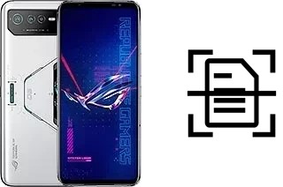 Escanear documento en un Asus ROG Phone 6 Pro