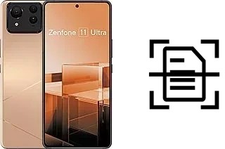 Escanear documento en un Asus Zenfone 11 Ultra