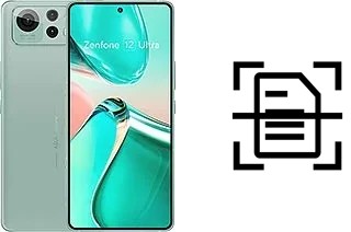 Escanear documento en un Asus Zenfone 12 Ultra